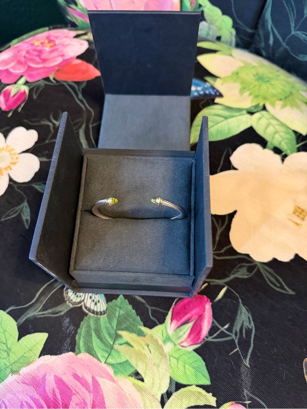 David Yurman Silver Cable Flex Cuff